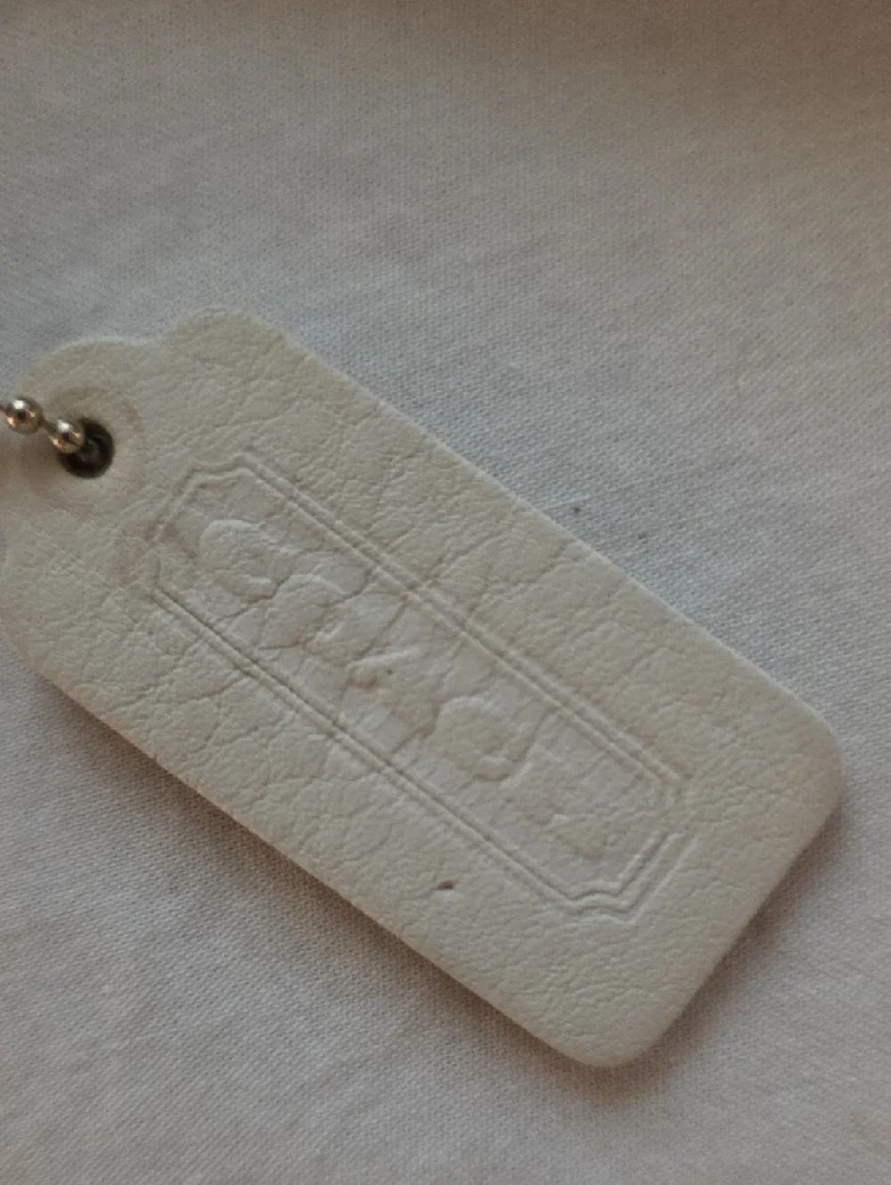 Vintage Coach White Leather Purse - Picture 10 of 10